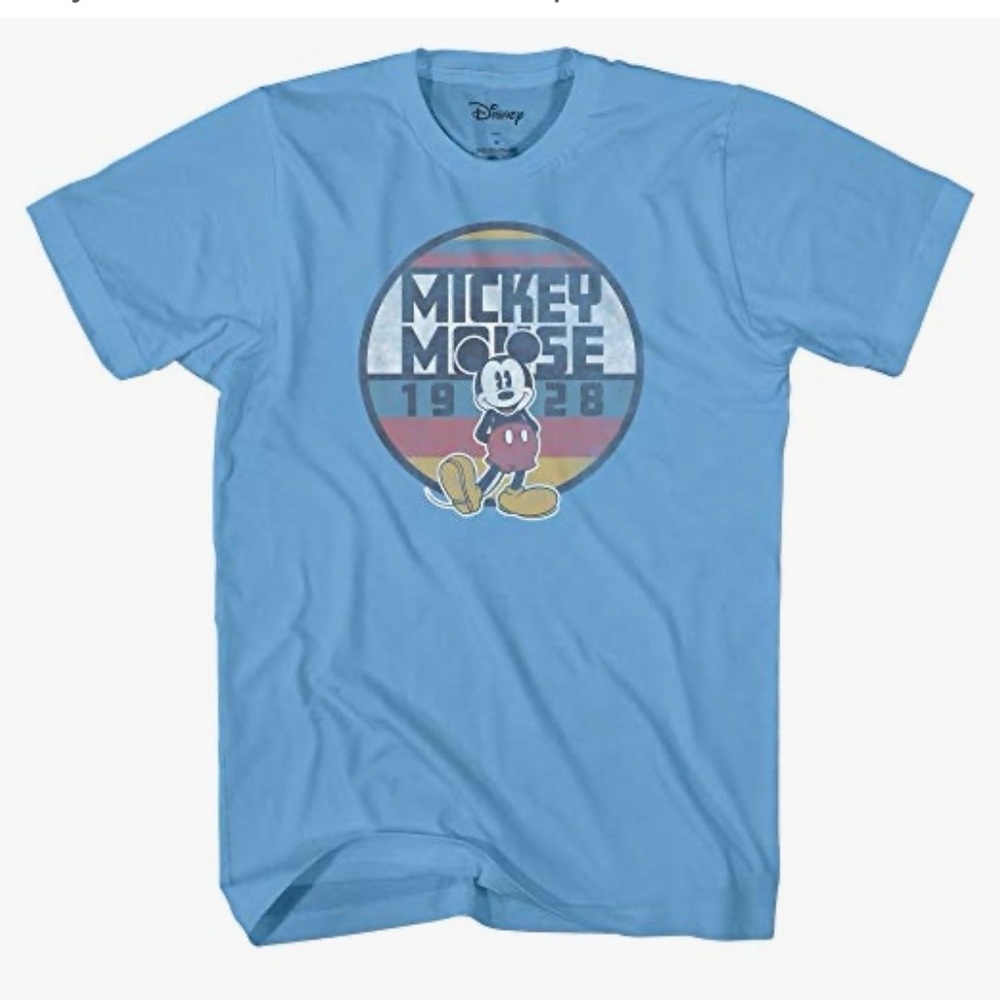 Disney Mickey Mouse Blue T-Shirt XL UNISEX
